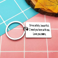 Innovative Hot Custom Promotion Gift Metal Lettres en acier inoxydable Personnalisé Key Chain